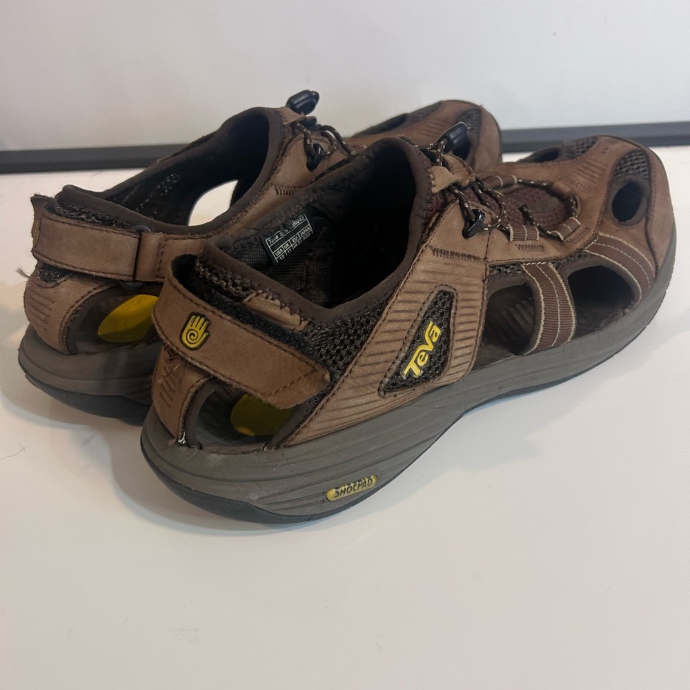 Teva Churnium Water Hiking Sandal Mens Size 12 Slip On Shoe Trail Brown - Picture 2 of 13